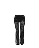 Lace Foldover Pant