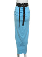 Tori Cross Bandage Maxi Skirt