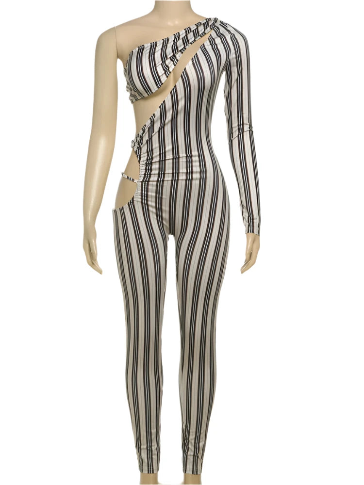 Monroe One Sleeve Jumpsuit