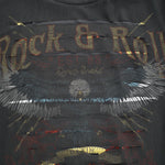 Vintage Rock & Roll Crop Long Sleeve