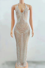 Celeste Rhinestone Gown