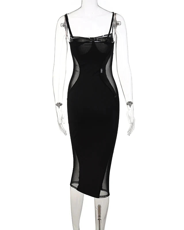 Hourglass Mesh Dress