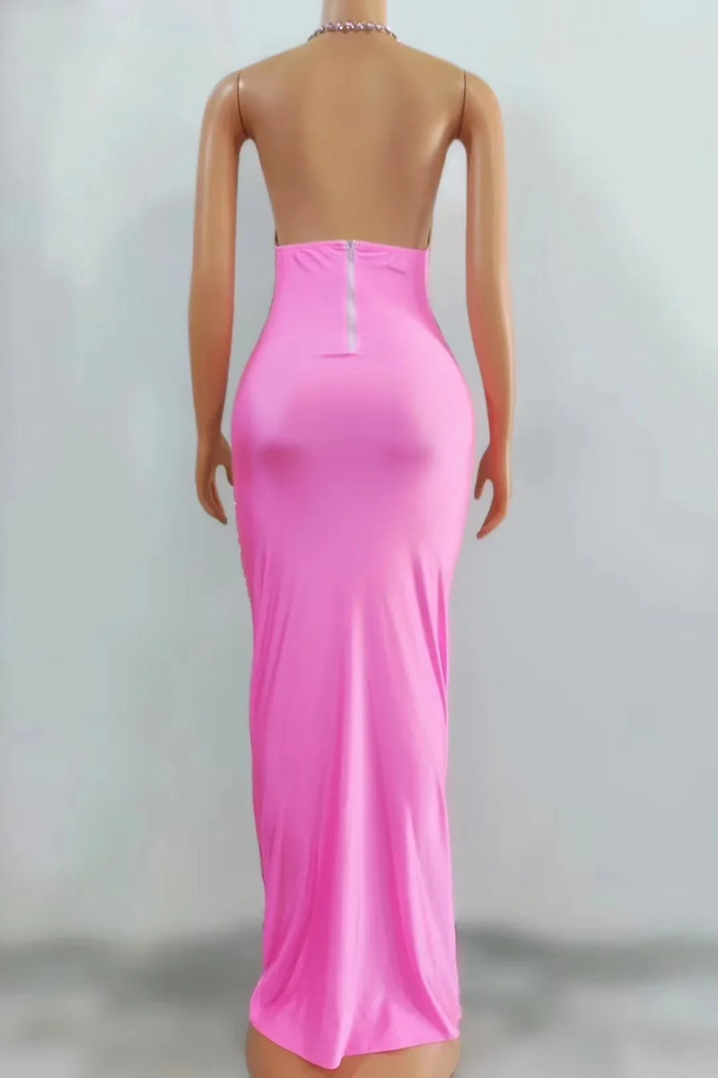 Celeste Rhinestone Gown
