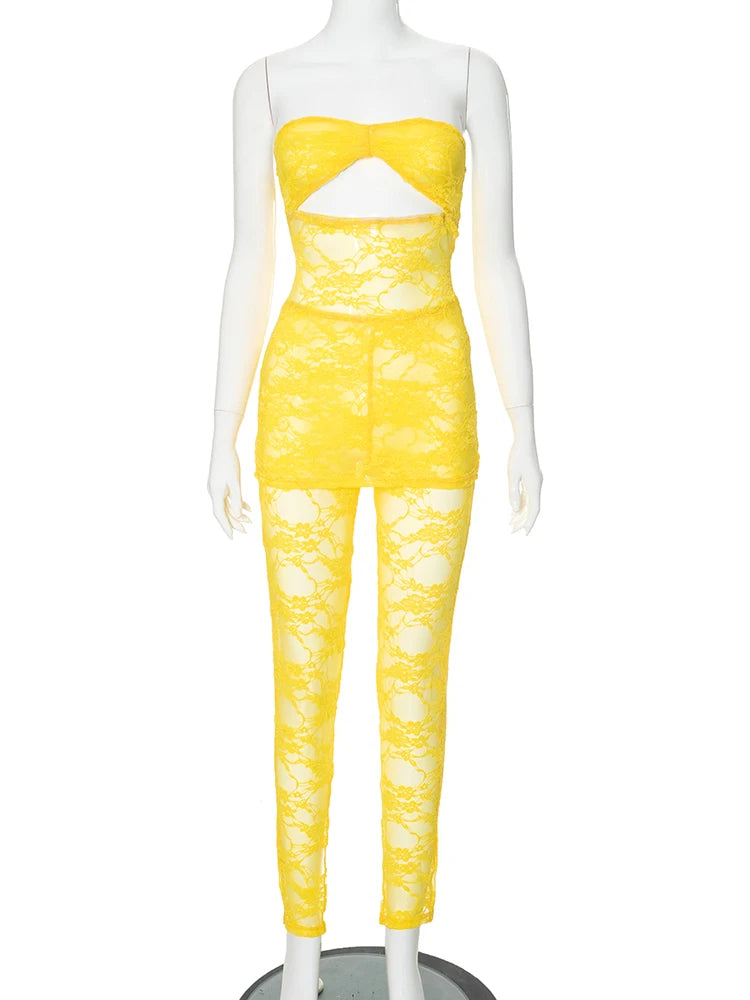 Lemonade Lace Two Piece