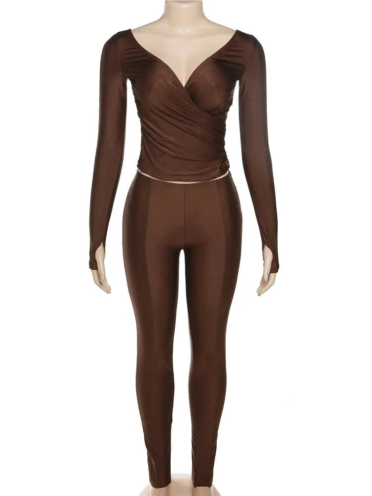 The It Girl Two Piece - Brown