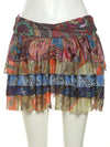 Paisley Mini Skirt