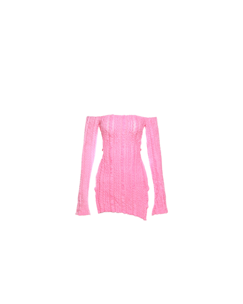 Pink Textured Mini