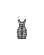 Houndstooth Mini Dress