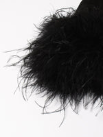 Feathered Hem Mini