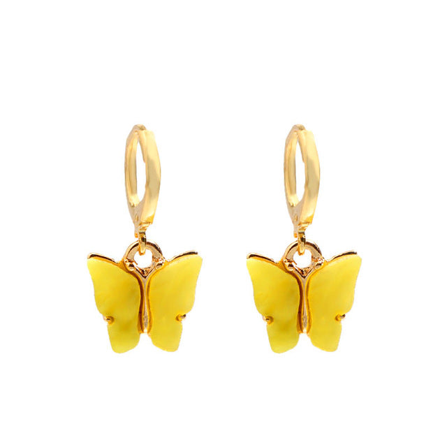 Butterfly Drop Earrings