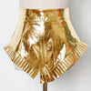 The Metallic Ruffle Shorts