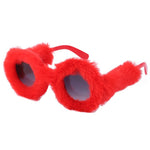 Faux Fur Sunglasses